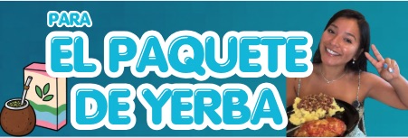Para el paquete de yerba